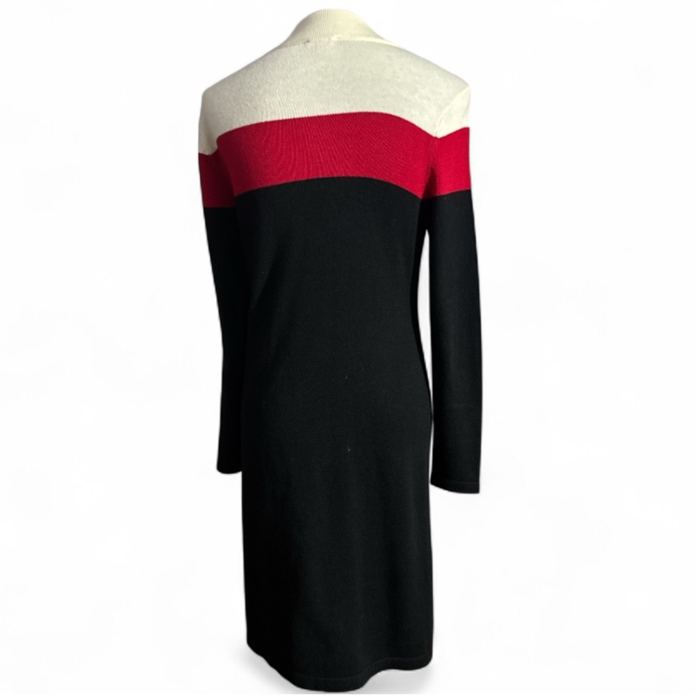 Talbots Cream and Black Knit Sweater - Picture 4 of 9